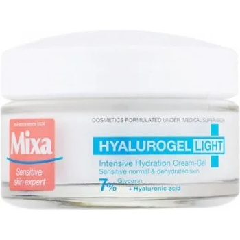 Mixa Hyalurogel Light Хидратиращ гел-крем за лице с хиалуронова киселина за чувствителна и нормална кожа 50мл