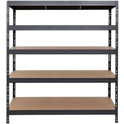 Manutan Expert Rapid 3 180 x 90 x 45 cm 5 polic antracit