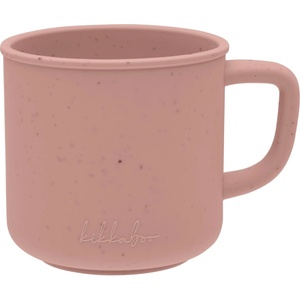 KikkaBoo Чаша с дръжка KikkaBoo - Platinum Silicone, 200 ml, Blush (31302050048)