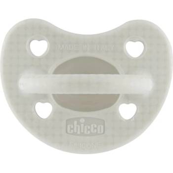 Chicco Силиконова залъгалка Chicco - Soft Lux, Сива, 2 - 6 m (N0379)
