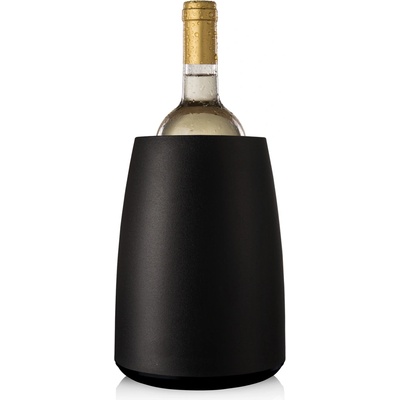 Vacu Vin 3649460 Chladicí nádoba na víno s aktivní vložkou ELEGANT černá – Sleviste.cz