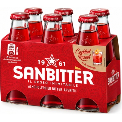Sanbitter Rosso 6 x 100 ml