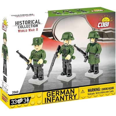 Cobi 2060 3 figurky s doplnky Wehrmacht