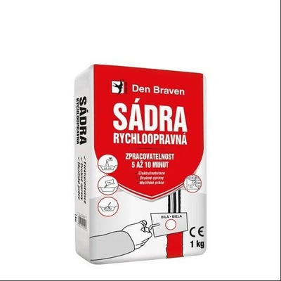 Sádra stavební šedá 5kg