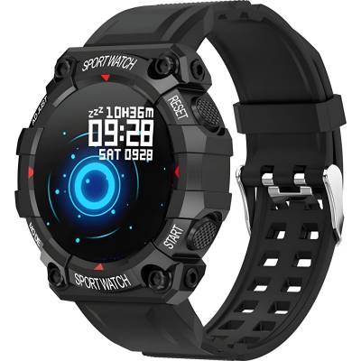 LIGE Интелигентен часовник fd68 - Черен kp32547