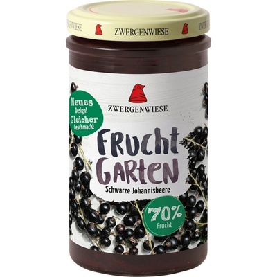 Zwergenwiese Bio FruitGarden černý rybíz 225 g