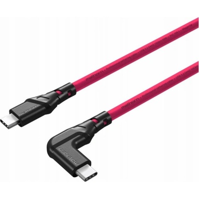 Mathorn MTC-511M 10Gbps 60W USB C-C90 5m purpurový