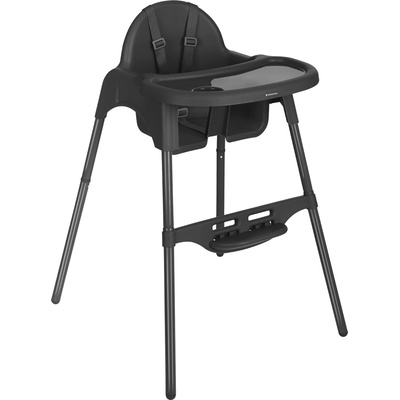 KikkaBoo Стол за хранене 2в1 Jammy Black (31004010177)