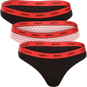 HUGO Комплект от три - дамски тангa HUGO многоцветни HUGO | Cheren Sin Mnogotsveten | ЖЕНИ | S - zoot - 116,18 лв