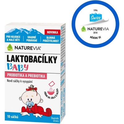 Swiss NatureVia Laktobacílky baby 10 sáčků