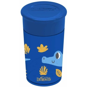 Dr. Brown's Преходна чаша Dr. Brown's - Milestones, 300 ml, Синя (72239323823)