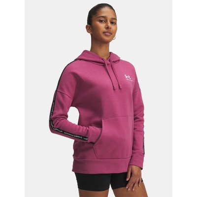 Дамски суитшърт Under Armour Icon Fleece Taped Hdy-RED Under Armour | Cherven | ЖЕНИ | XS