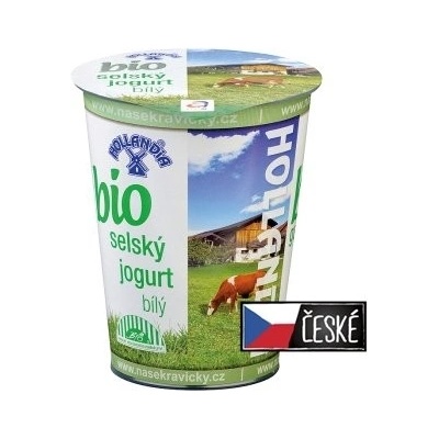 Hollandia Bio selský jogurt bílý 400 g