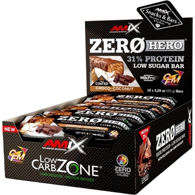 Amix Nutrition ZeroHero Protein Bar [15 x 65 грама] Шоколад - Кокос