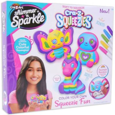 CRA-Z-ART Комплект с фигури Cra-Z-Art - Оцвети 3 Squeezies фигурки (65586)