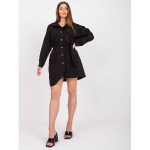 Rue Paris Дамска риза модел 3954.89 Rue Paris цвят черен