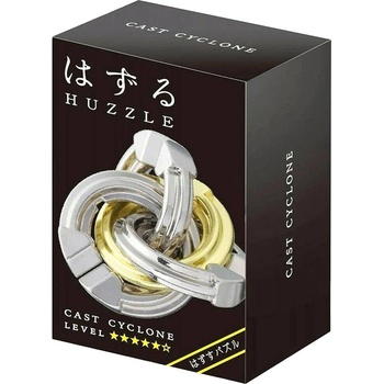 Hanayama Метален логически пъзел Hanayama - Cast Puzzle Cyclone Huzzle (515096)