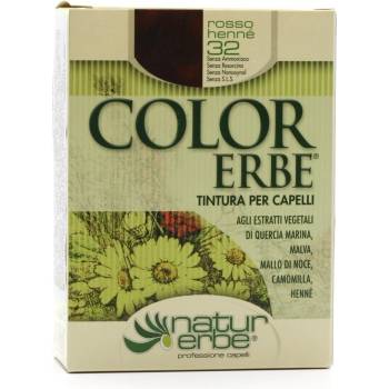Color Erbe přírodní barva na vlasy 32 henna červená Natur Erbe 135 ml