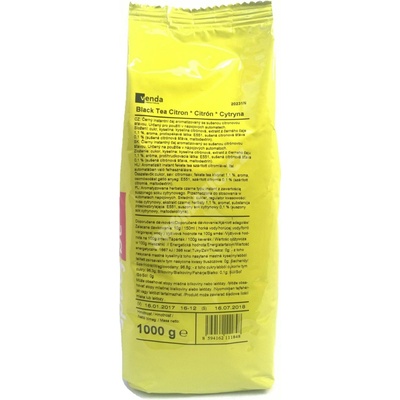 AG Foods Venda Black Tea čaj s příchutí citron 1000 g