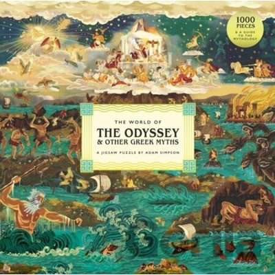 jigsaw The World of the Odyssey & Other Greek Myths A Adam Simpson 1000 dielov