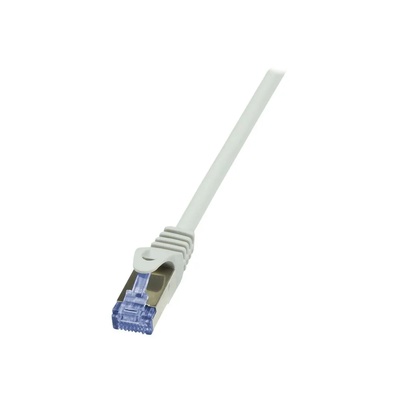 LogiLink Кабел S/FTP LOGILINK Cat6a, LSZH, Мед, 1.5 м, Сив, AWG26, Двойно екраниран CQ3042S (CQ3042S)