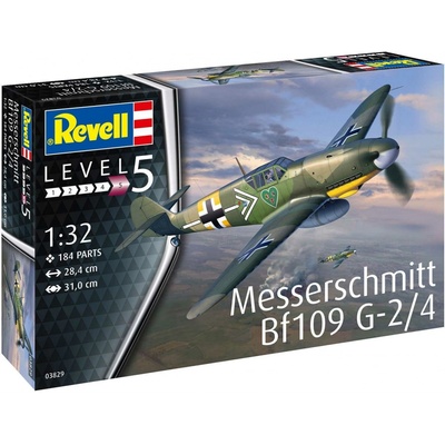 REVELL Plastic ModelKit letadlo 03829 Messerschmitt Bf109G-2/4 1:32