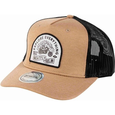 Meatfly шапка Corey Trucker Beige Explore | Черна | Meatfly | Cheren | МЪЖЕ | ЕДИН РАЗМЕР
