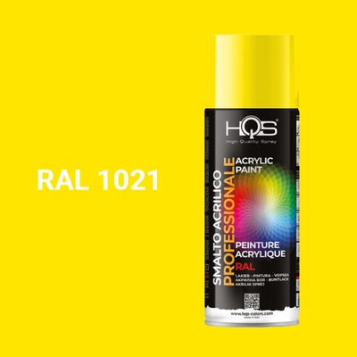 HQS akrylová farba v spreji 400 ml RAL 1021 lesklá