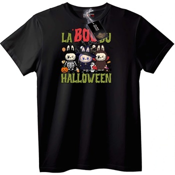 NOONEBRAND Тениска Halloween Парти - 7XL, Black