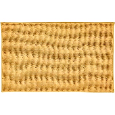Catherine Lansfield Жълта постелка за баня 80x50 cm Bobble - Catherine Lansfield (BR/42324/W/BMAT/OC)