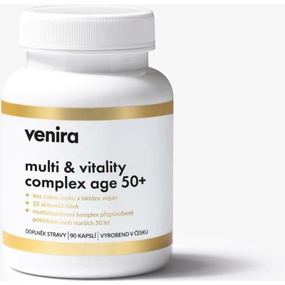 Venira multi & vitality complex age 50+ 90 kapslí