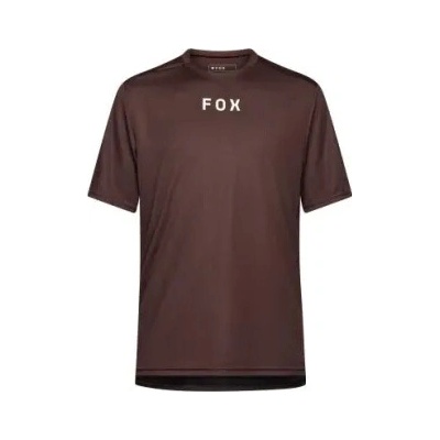 Fox pánsky Ranger Ss Wordmark Cocoa