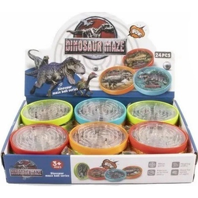Guľôčkový labyrint Dinosaury 9 cm