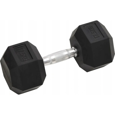 VidaXL Činky litinové pevné 1 x 17,5 kg