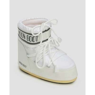 Moon Boot Biele čižmy Icon Low Nylon