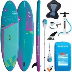 AquaTone Стендъп падъл борд Aquatone Wave Plus 12'0" каяк комплект (TS-224K)
