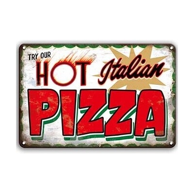 Ceduľa Hot Italian Pizza