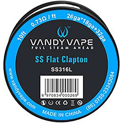 Vandy Vape SS316 FlatClapton 26ga*18ga+32ga
