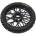 Losi Предно колело с гума Dunlop MX53, черен диск: PM-MX