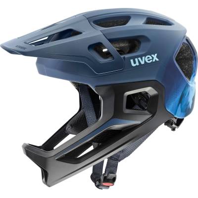 uvex Детска full Face каска Uvex Kid's React Jr. Fullface Bike helmet - Dusk Blue Matt - размер 52-56 cm (851-1959-0411)