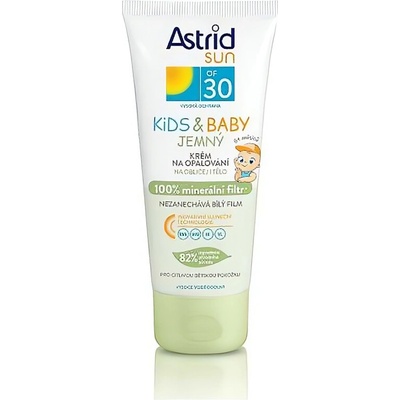 Astrid Sun Kids & Baby jemný krém na opalování SPF30 100 ml – Hledejceny.cz