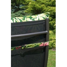 Sun_garden LONDON poloh. křeslo černé+antracit