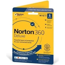 NORTON 360 DELUXE 50GB +VPN 1 lic. 5 lic. 12 mes.