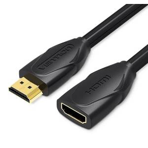 Vention HDMI/M - HDMI/F (удължител, черен), 1 м, кабел