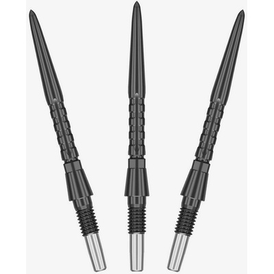 steel šípky Target Swiss Storm Surge čierne, 26mm - 3ks