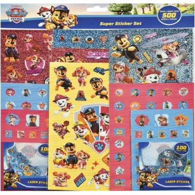 Undercover super set samolepek Paw Patrol 500 ks