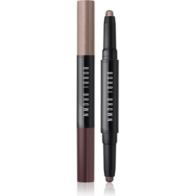 Bobbi Brown Long-Wear Cream Shadow Stick Duo сенки за очи в молив дуо цвят Pink Steel / Bark 1, 6 гр