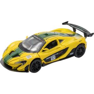 Re-El Toys Метален автомобил Re-El Toys - McLaren P1, #51 Racing, 2013, 1: 43, жълт (0831 Y)