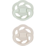 NIP Каучукови залъгалки NIP Green - Cherry, мента и бежова, 0-2 м, 2 броя (24000821910287) - baby
