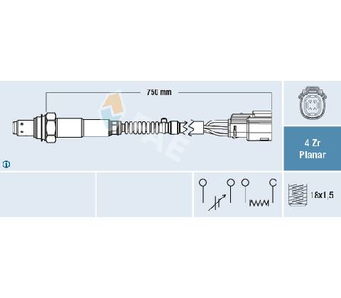 Lambda sonda FAE 77650